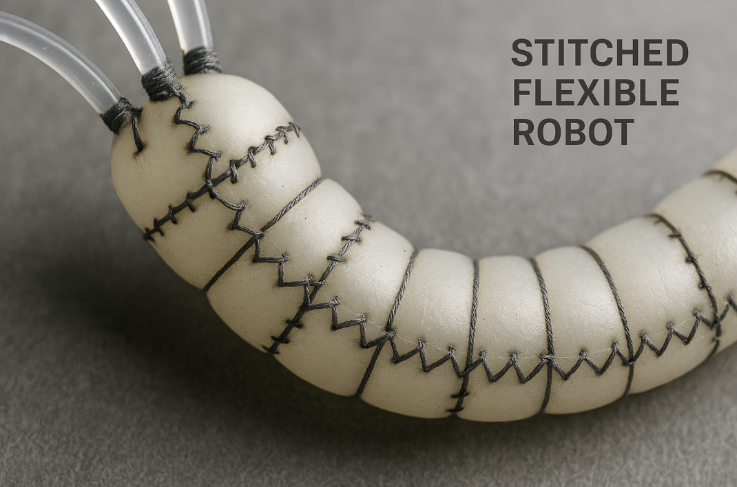 Stitched flexible robot
