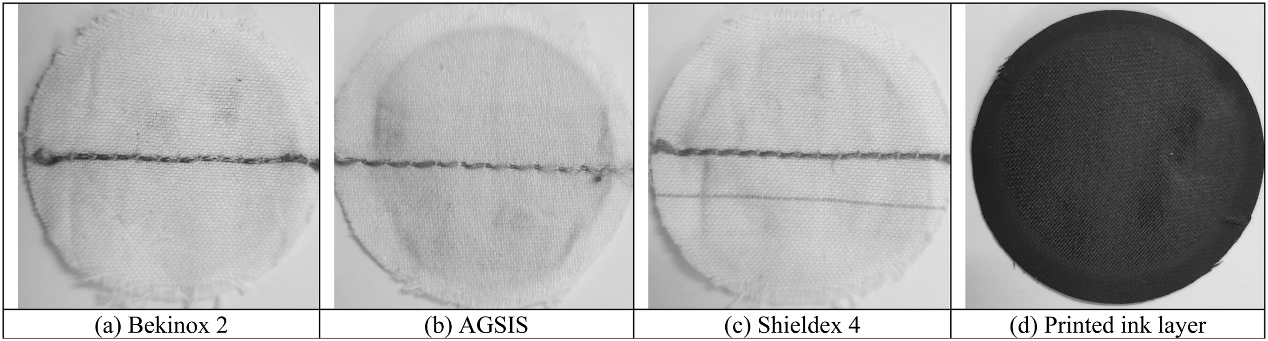 Evaluation of conductive threads and stitch configurations for heated e-textile applications
