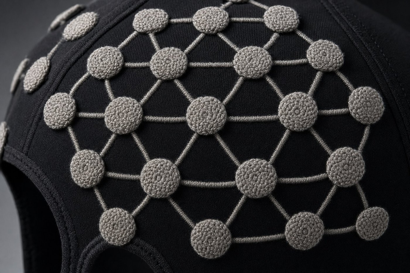 Hex chain-stitch electrode array