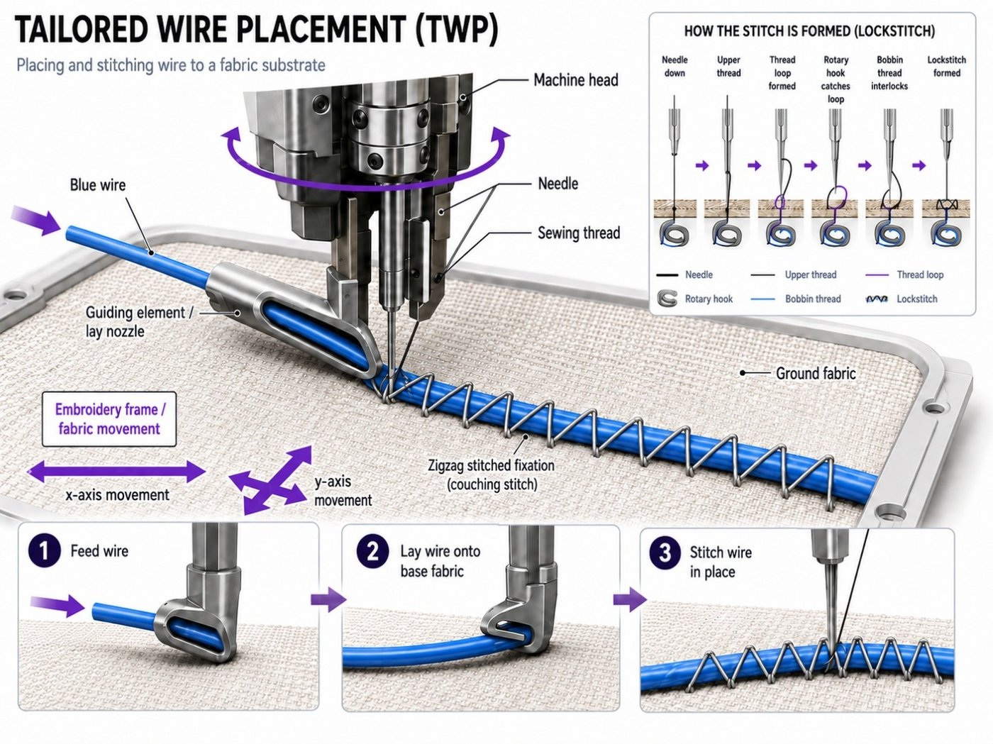 Tailored Wire Placement process diagram
