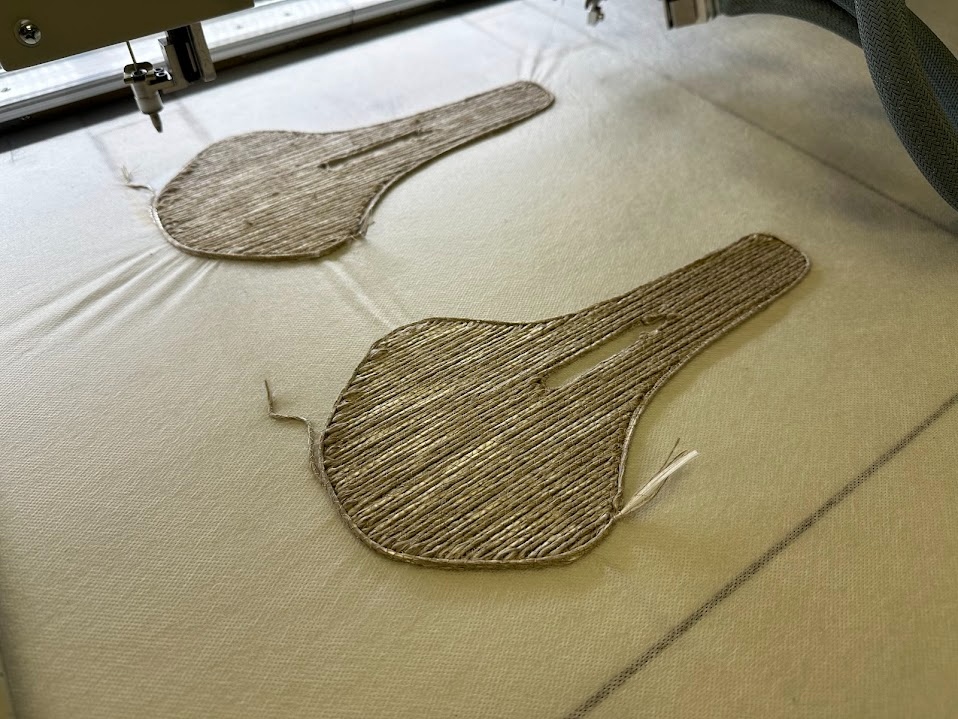 Natural fiber composite bike seat